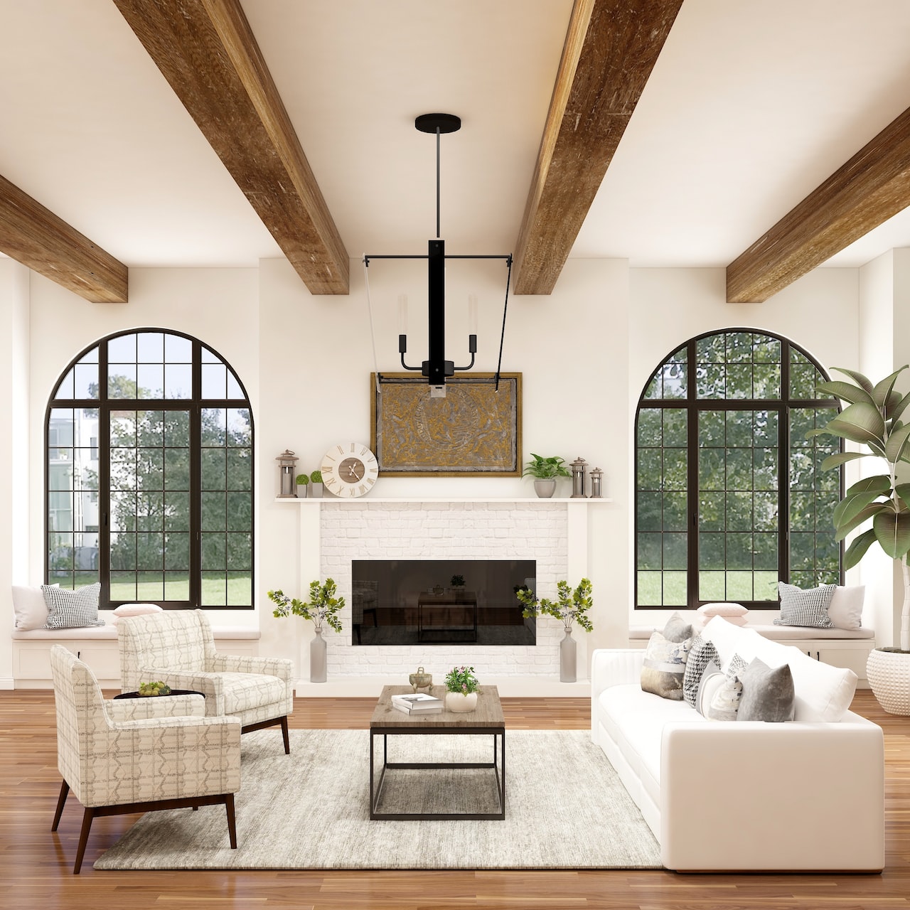 Garden-view apartment complex